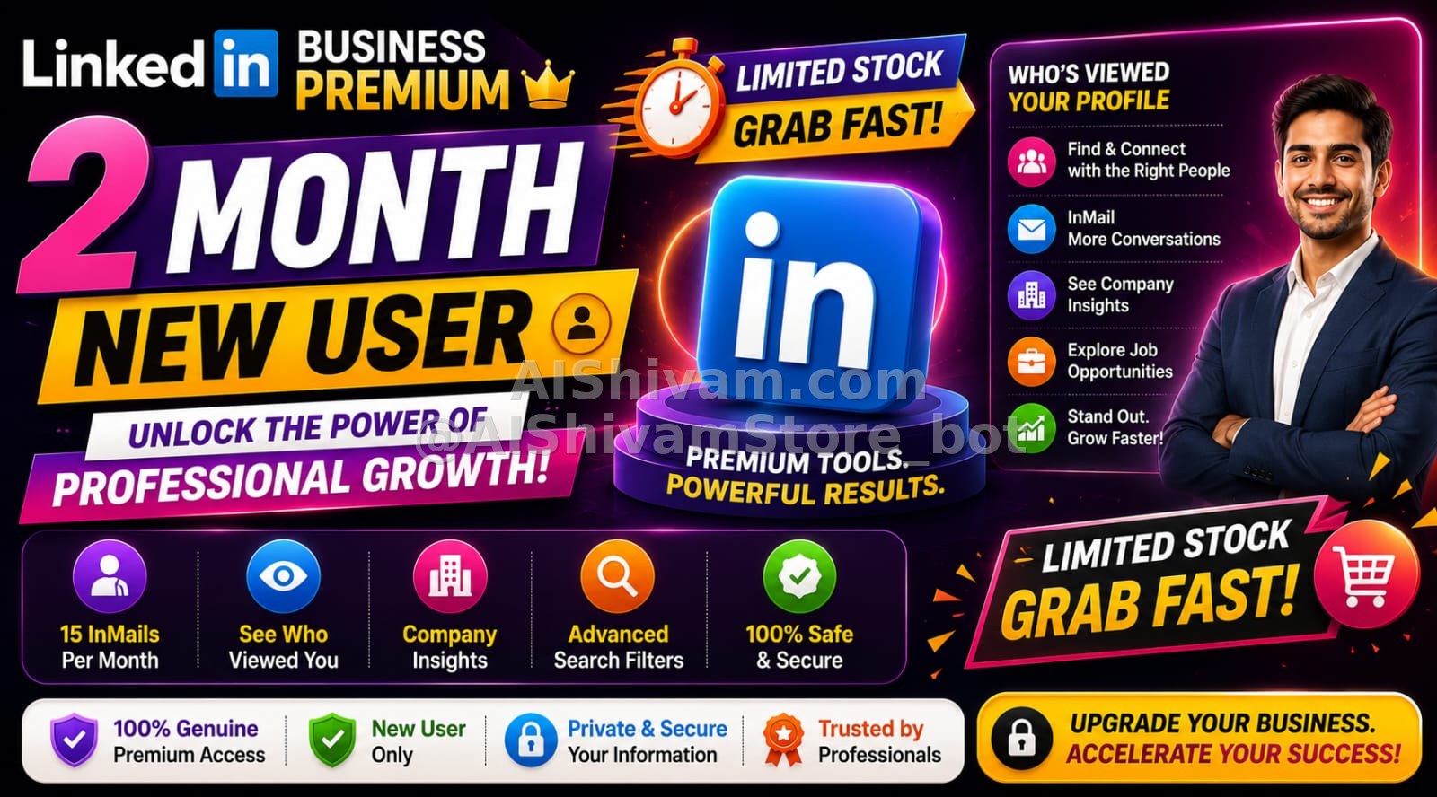 💼 LinkedIn Business Premium – 2 Months