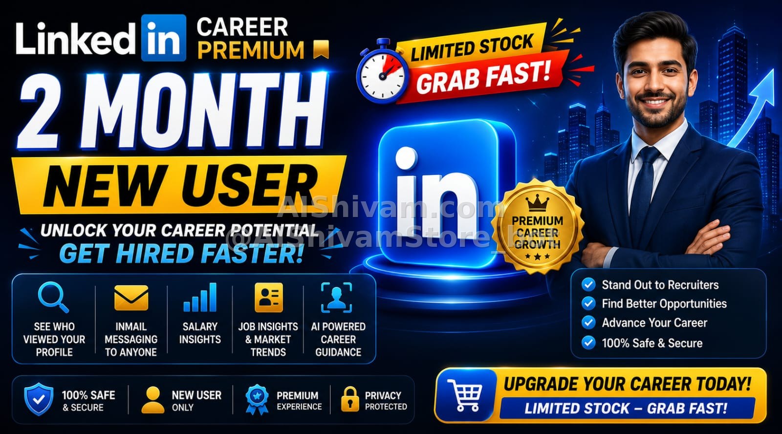 💼 LinkedIn Career Premium – 2 Months